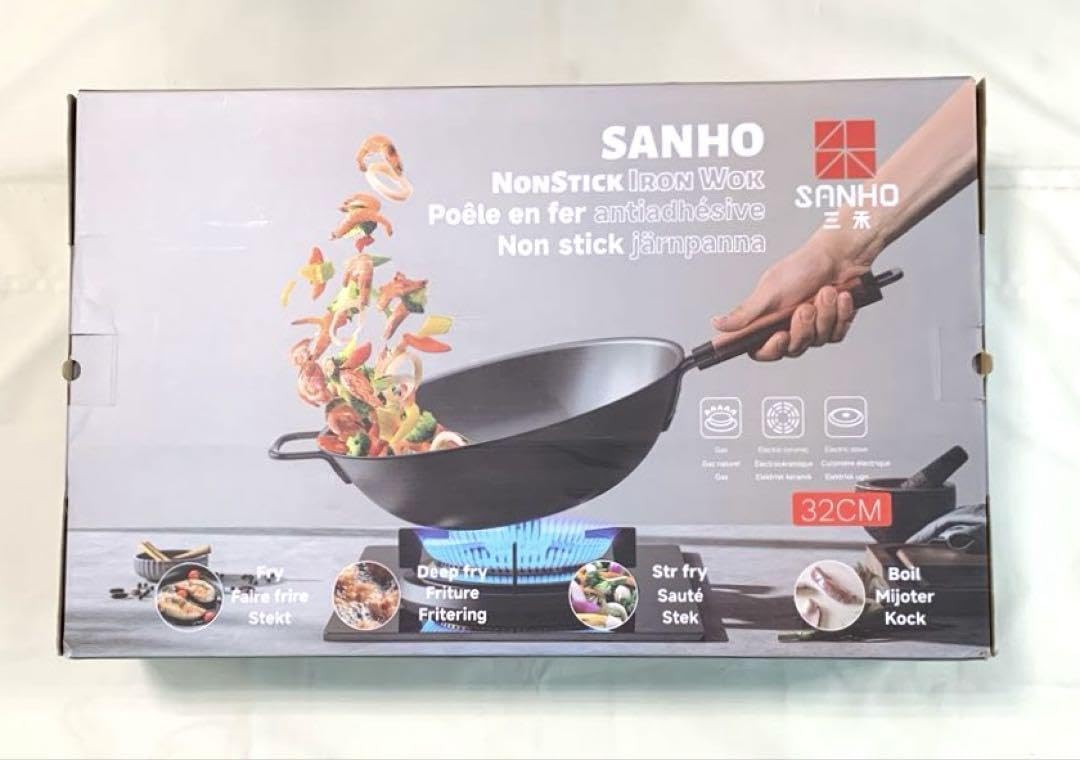 サンホ 鉄製深型 フライパン 32cm SANHO IH Amazon.co.jp: サンホ 鉄製深型 フライパン 32cm SANHO IH : ホーム